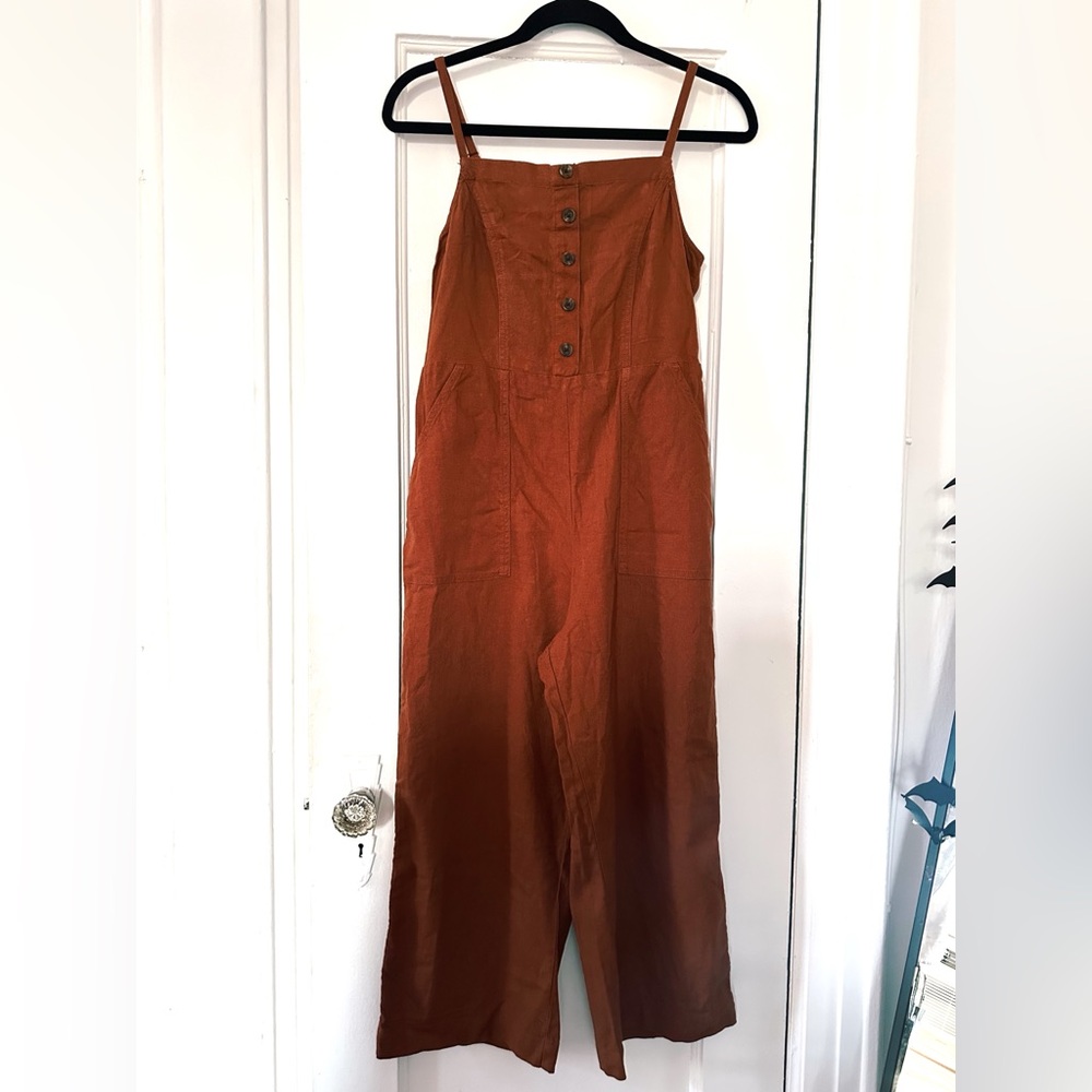 Old Navy Terracotta Jumpsuit – Medium Petite